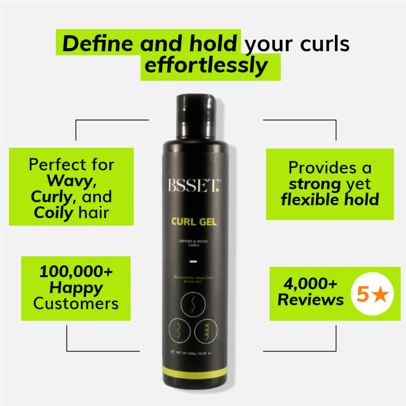 BSSET Curl Gel 300ml Benefits