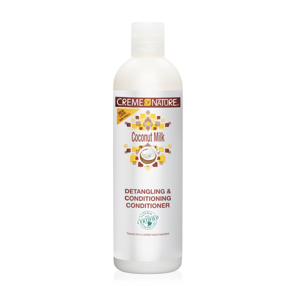 Creme of Nature Certified Natural Ingredients Coconut Milk Detangling & Conditioning Conditioner 12oz