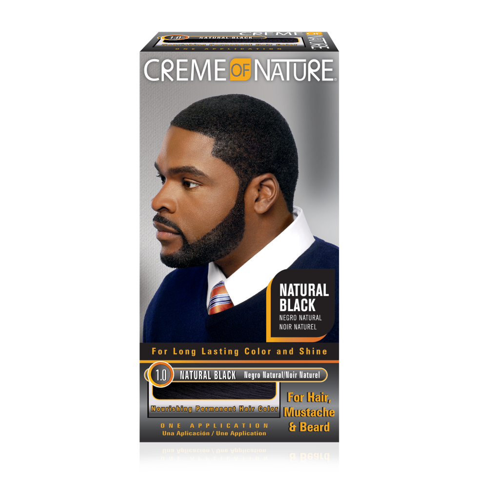 Creme of Nature Men Nourishing Permanent Gel Hair Color 1.0 Natural Black