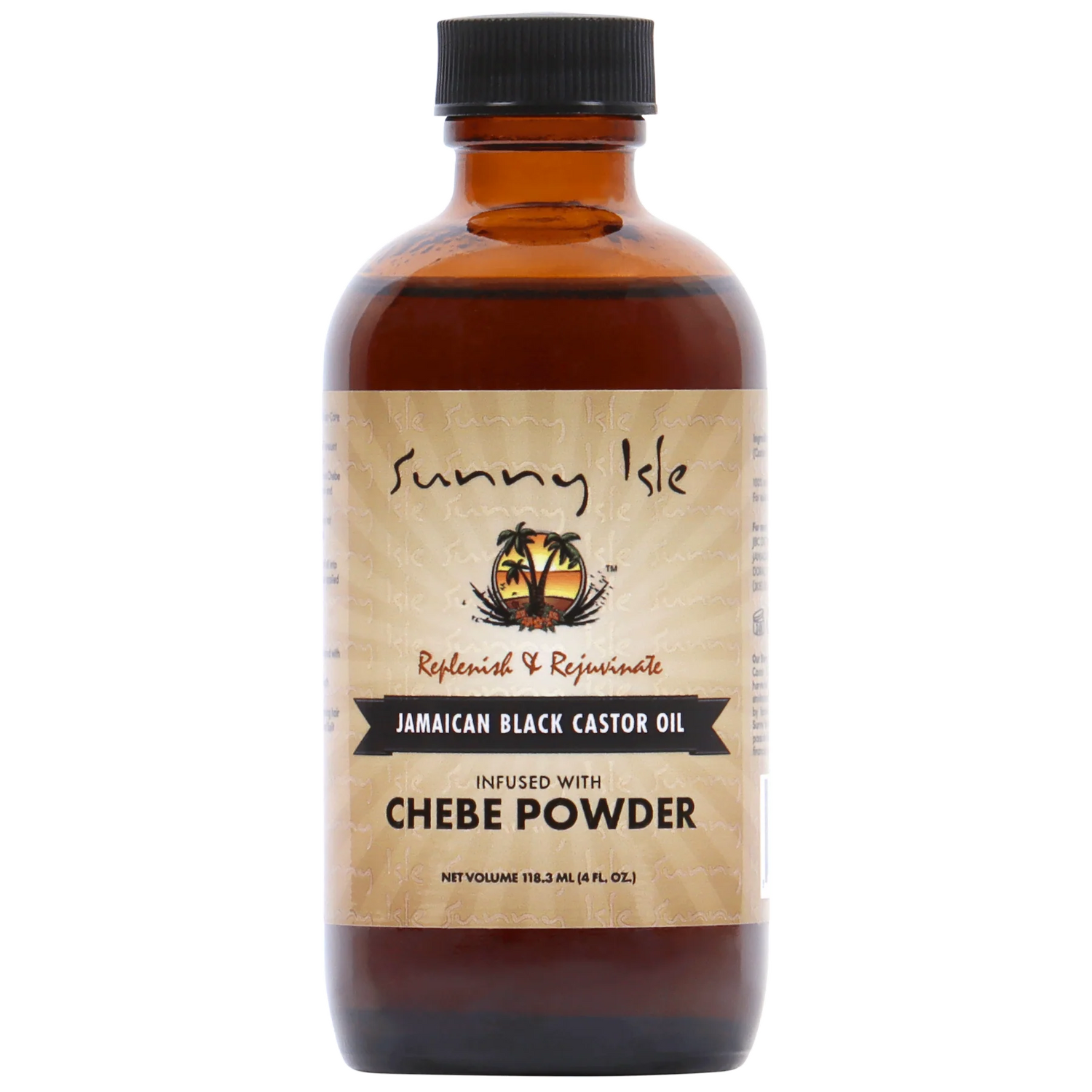 Sunny Isle Jamaican Black Castor Oil infused with Chebe Powder 4oz