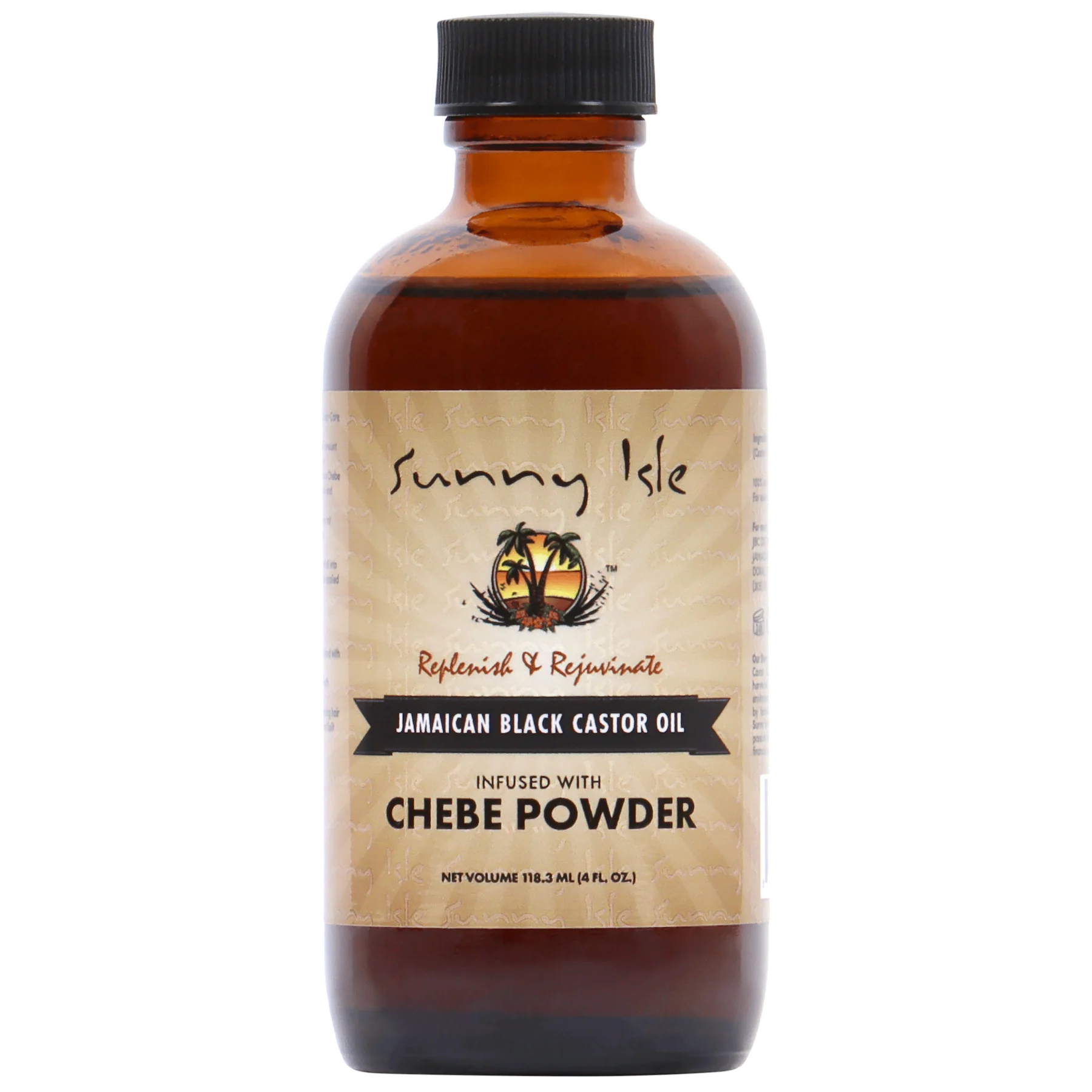 Sunny Isle Jamaican Black Castor Oil infused with Chebe Powder 4oz