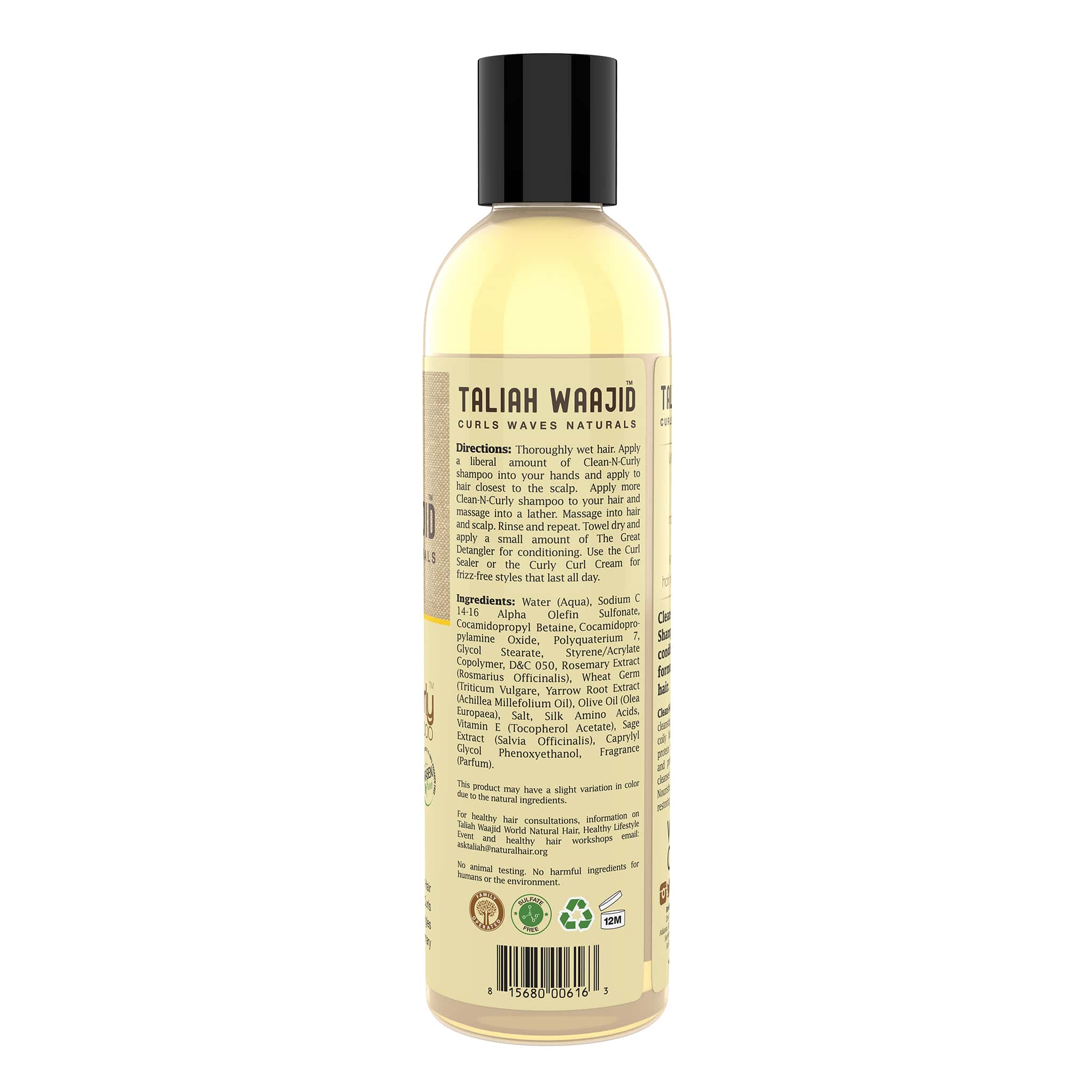Taliah Waajid Curls, Waves & Naturals Clean-N-Curly Hydrating Shampoo 8 oz