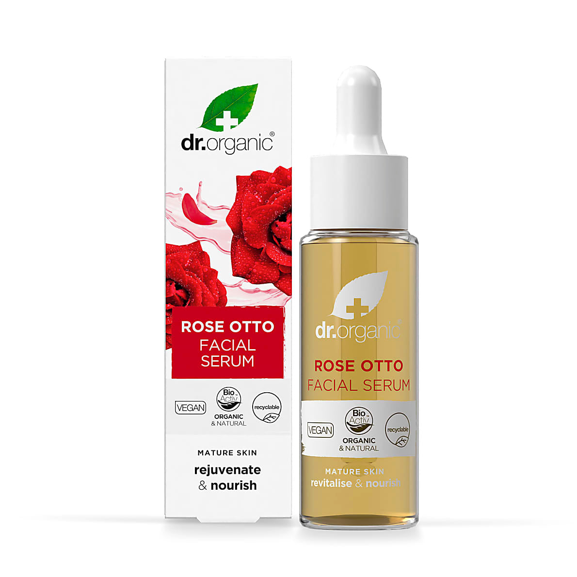 Dr Organic Rose Otto Face Facial Serum