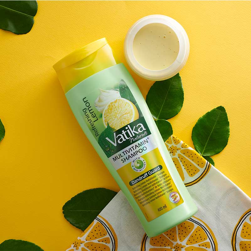 Dabur Vatika Naturals Lemon Multivitamin+ Shampoo 400ml
