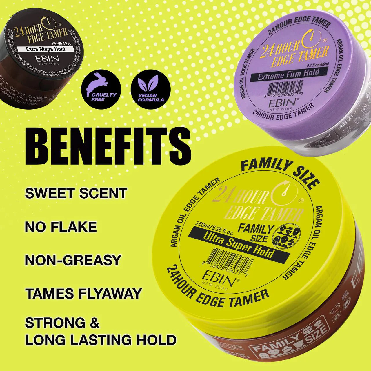 Ebin New York 24 Hour Edge Tamer Extreme Firm Hold