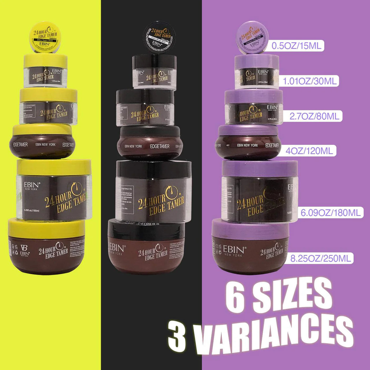 Ebin New York 24 Hour Edge Tamer Extreme Firm Hold
