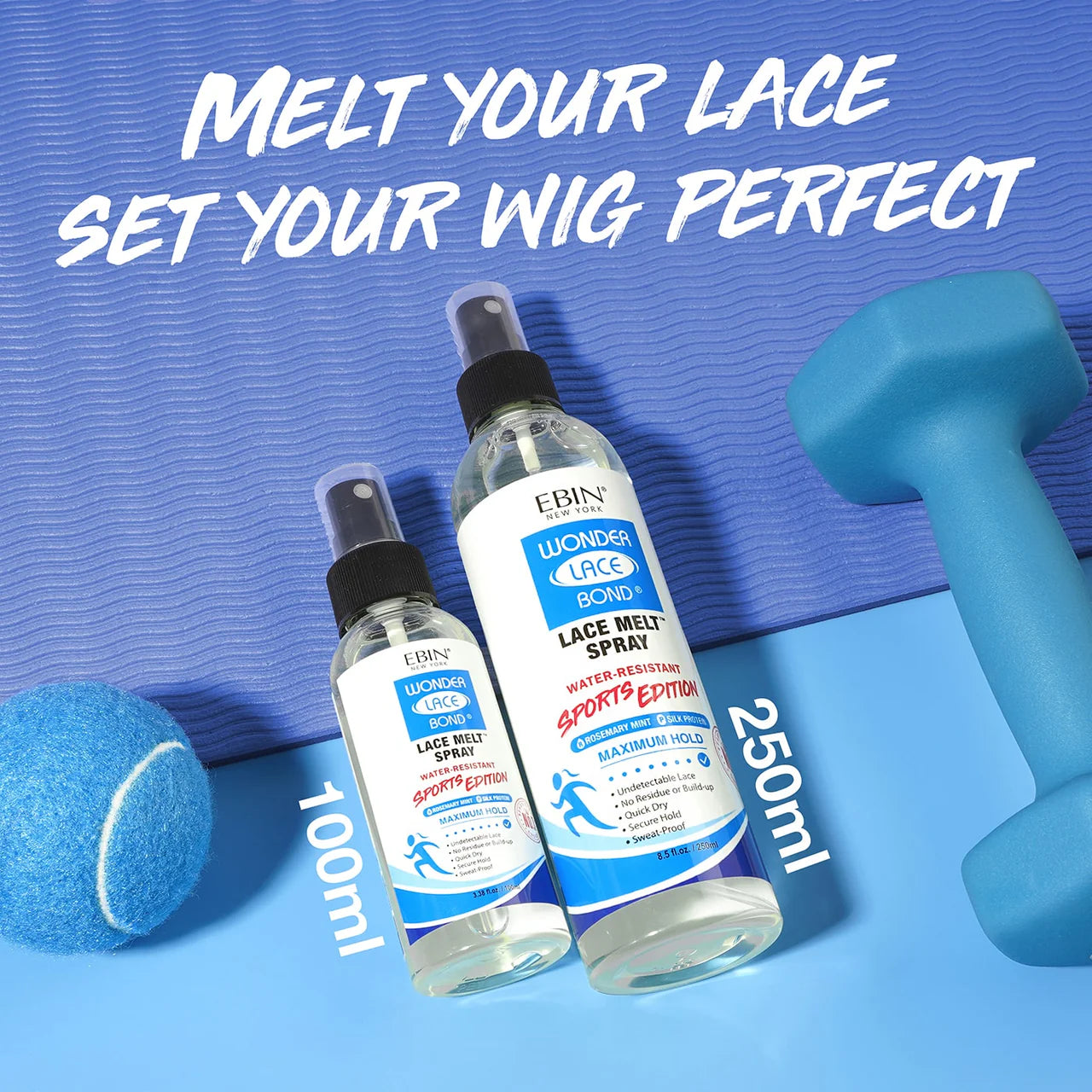 Ebin New York Wonder Lace Bond Lace Melt Spray Sports Edition