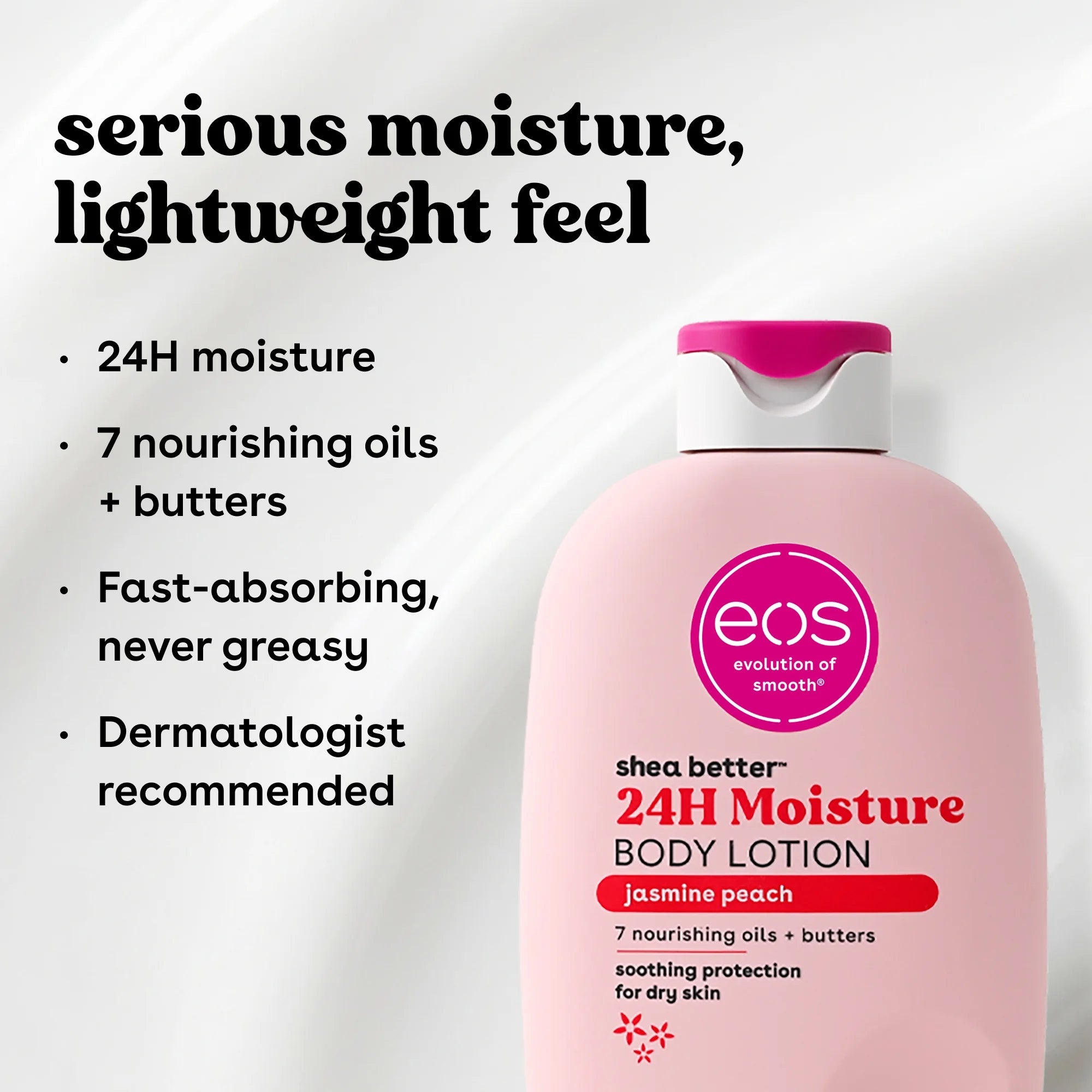 EOS Shea Better 24H Moisture Body Lotion Jasmin Peach 473ml