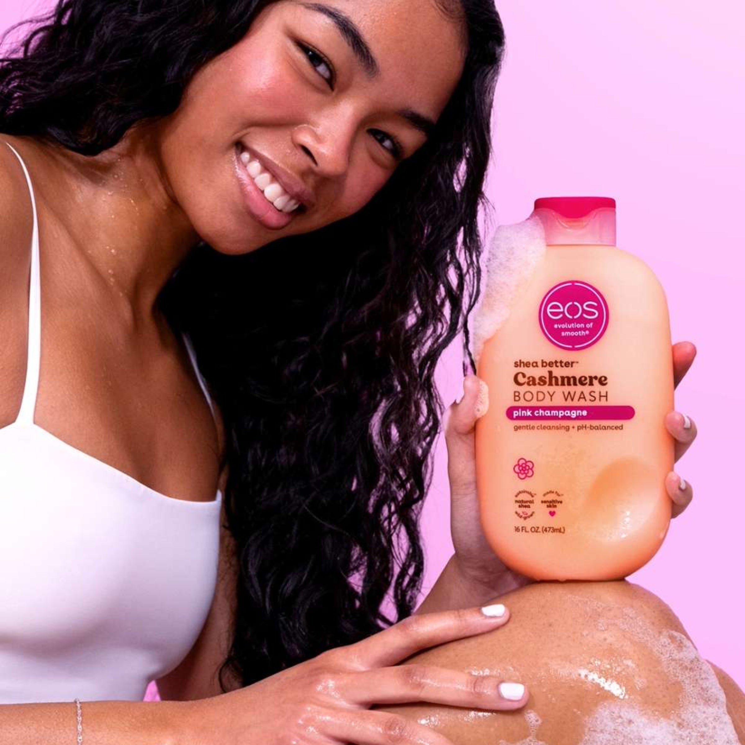 EOS Shea Better Cashmere Body Wash Pink Champagne 473ml