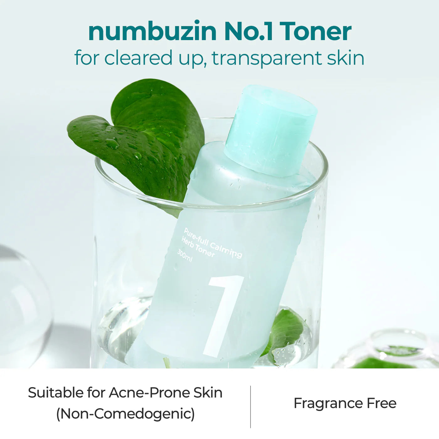 Numbuzin No.1 Pure-Full Calming Herb Toner 300ml