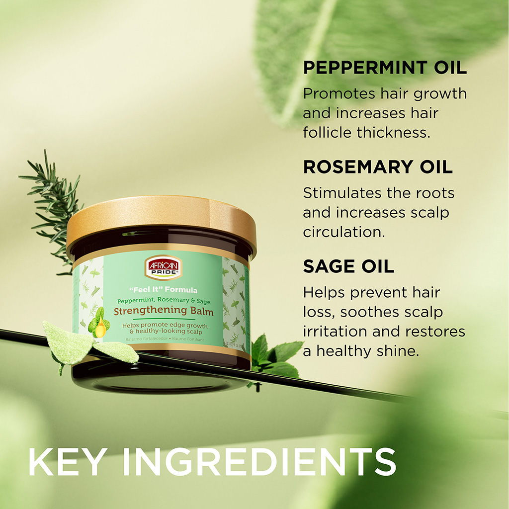 African Pride "Feel It" Formula Strengthening Balm 4oz