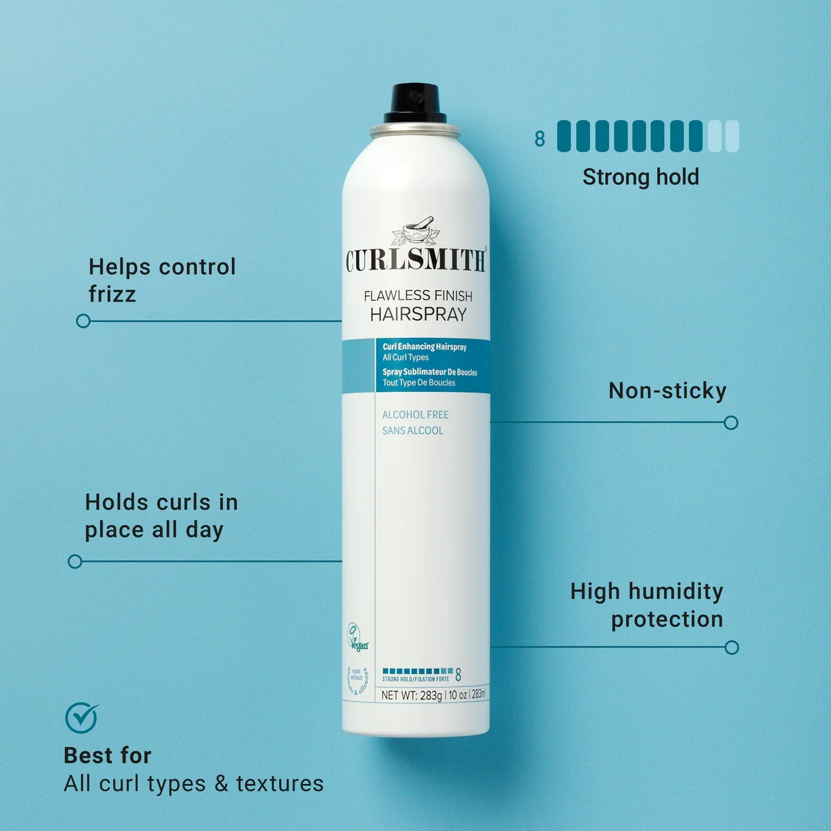 Curlsmith Flawless Finish Hairspray - Strong Hold