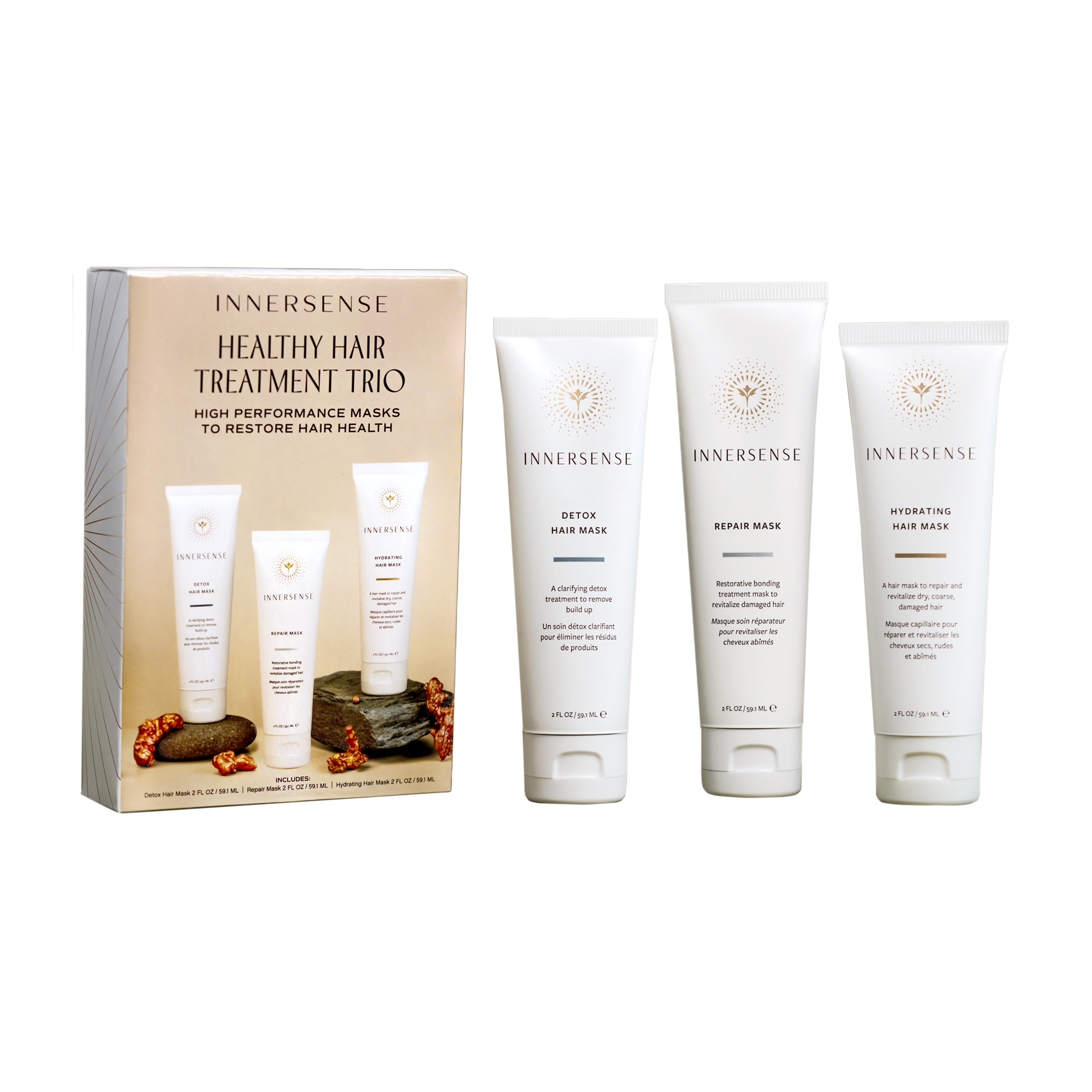 Innersense Healthy Hair Treatment Trio | Hydration & Repair – Kiyo