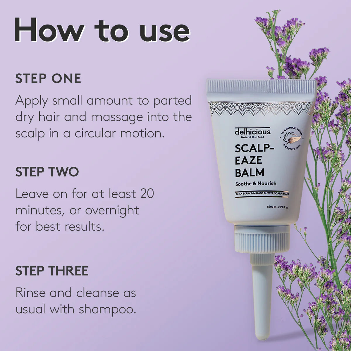 Delhicious Scalp-Eaze Scalp Balm - 65ml