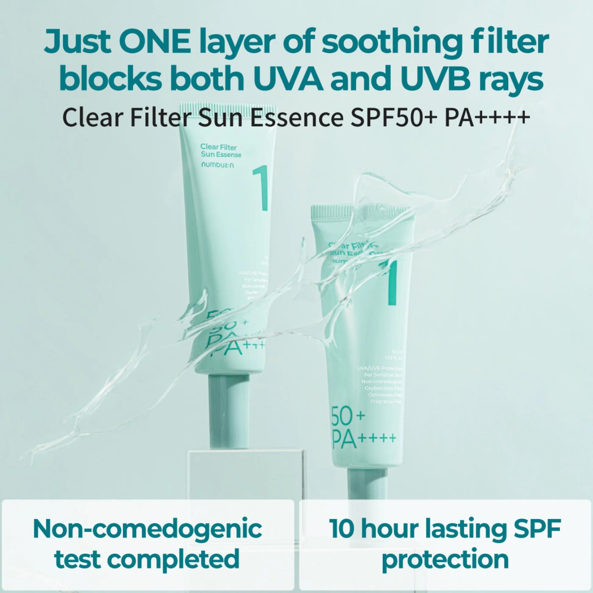 Numbuzin No.1 Clear Filter Sun Essence SPF 50+ PA ++++ 50ml