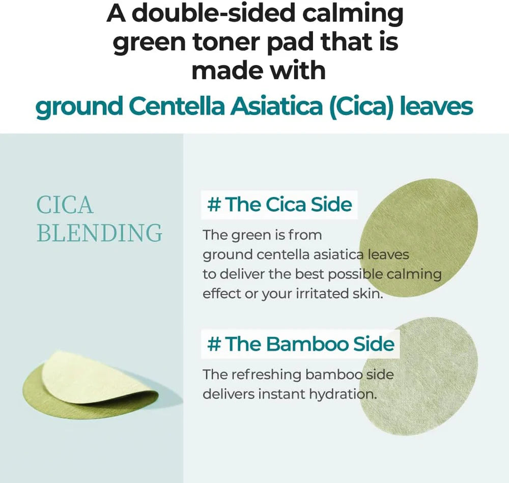 Numbuzin No.1 Centella Re-Leaf Green Toner Pad 190ml 70pads