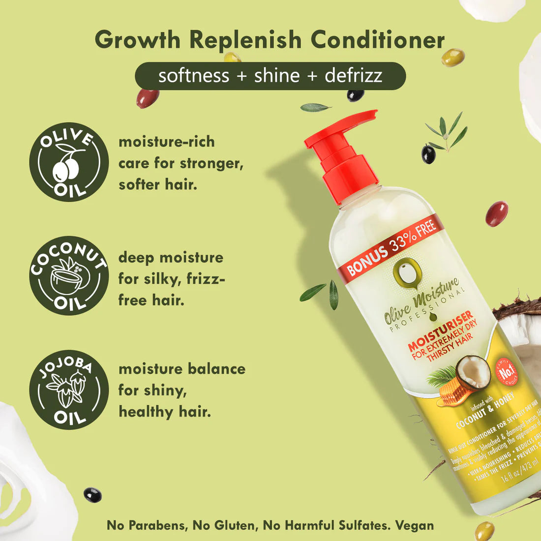 Olive Moisture Moisturiser 473ml