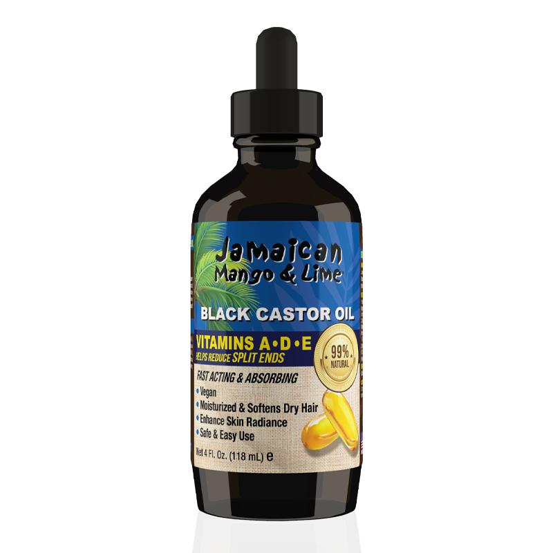 Jamaican Mango & Lime Jamaican Black Castor Oil Vitamins A,D,E 4oz