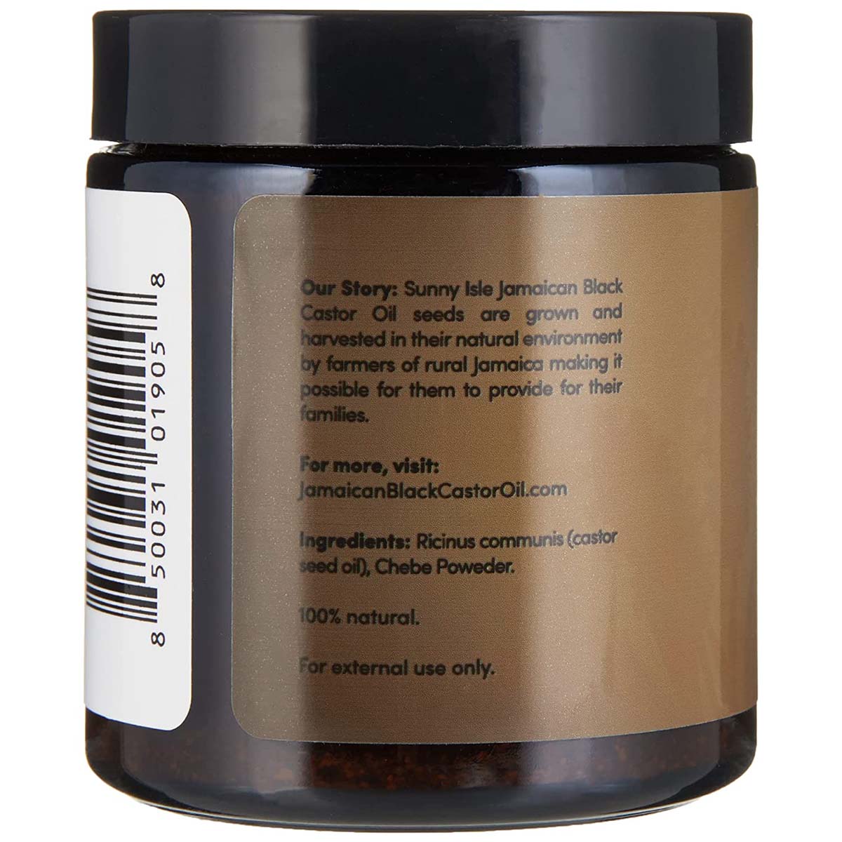 Sunny Isle Jamaican Black Castor Oil Chebe Powder Pure Butter 4oz