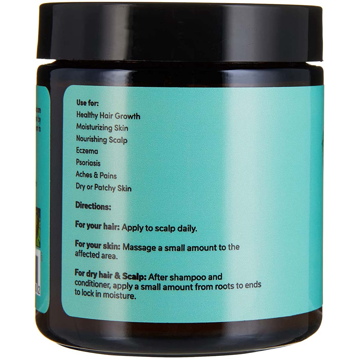 Sunny Isle Jamaican Black Castor Oil Peppermint Pure Butter 4oz