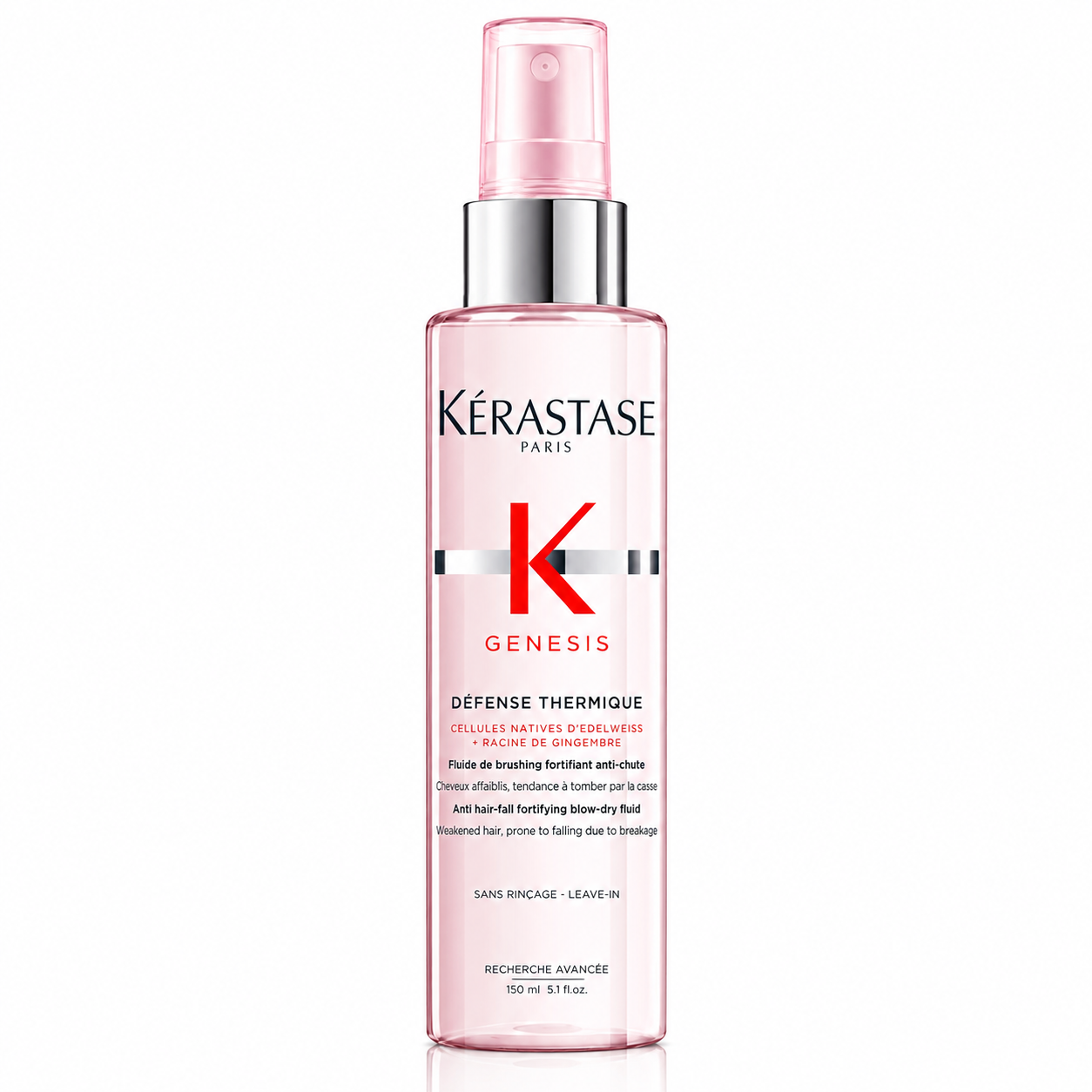 Kérastase Genesis Anti Hair-Fall Fortifying Blow-Dry Mist 150ml pink spray bottle