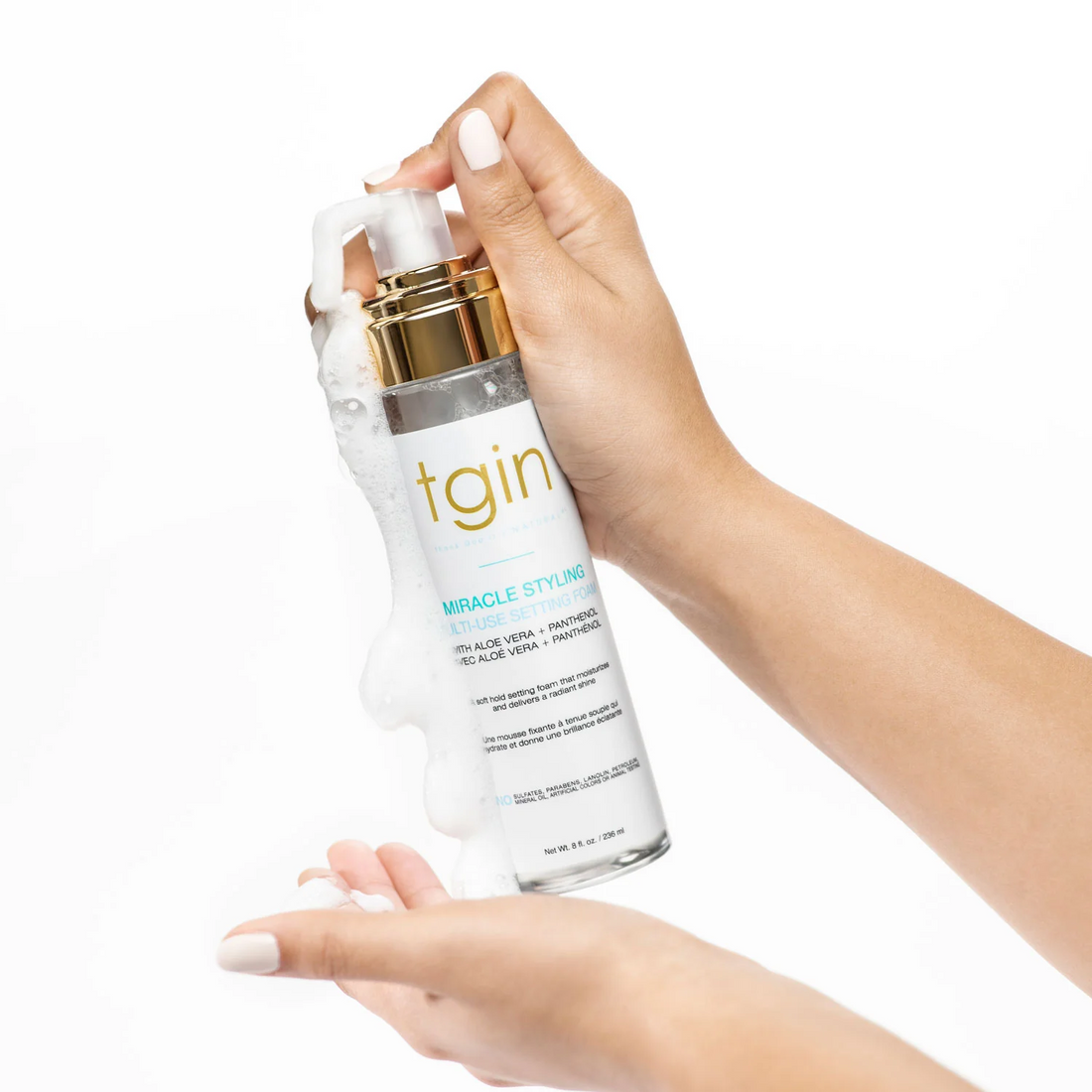 Tgin Miracle Styling Multi-Use Setting Foam 8oz