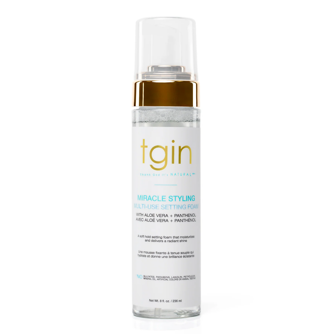 Tgin Miracle Styling Multi-Use Setting Foam 8oz