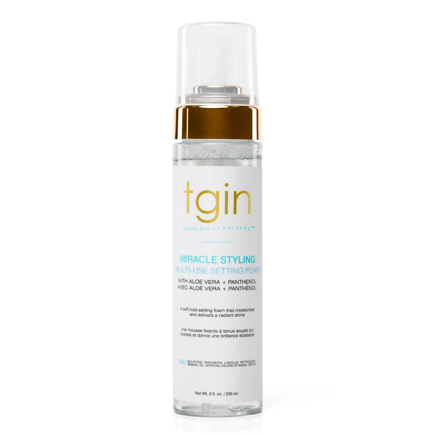 Tgin Miracle Styling Multi-Use Setting Foam 8oz