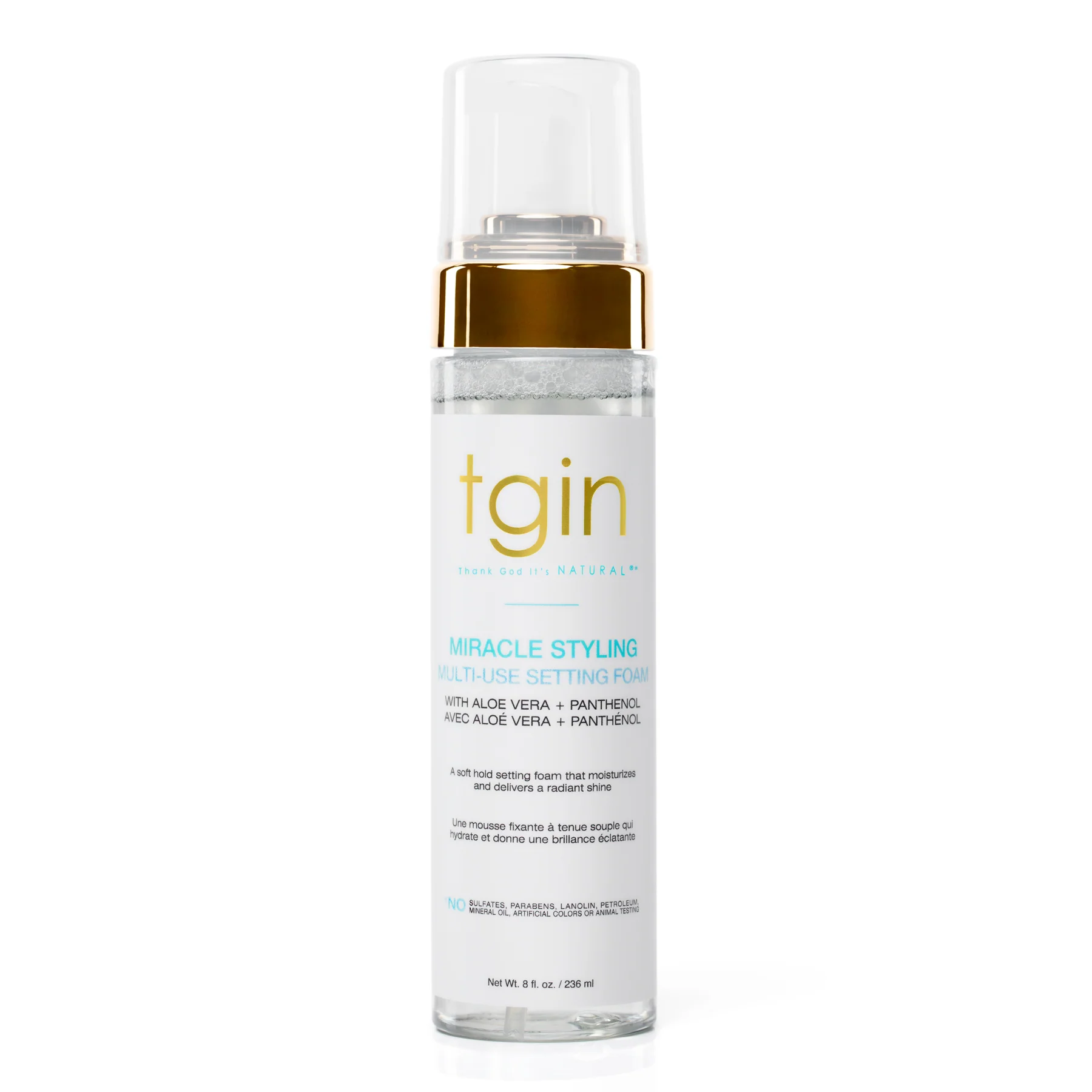 Tgin Miracle Styling Multi-Use Setting Foam 8oz