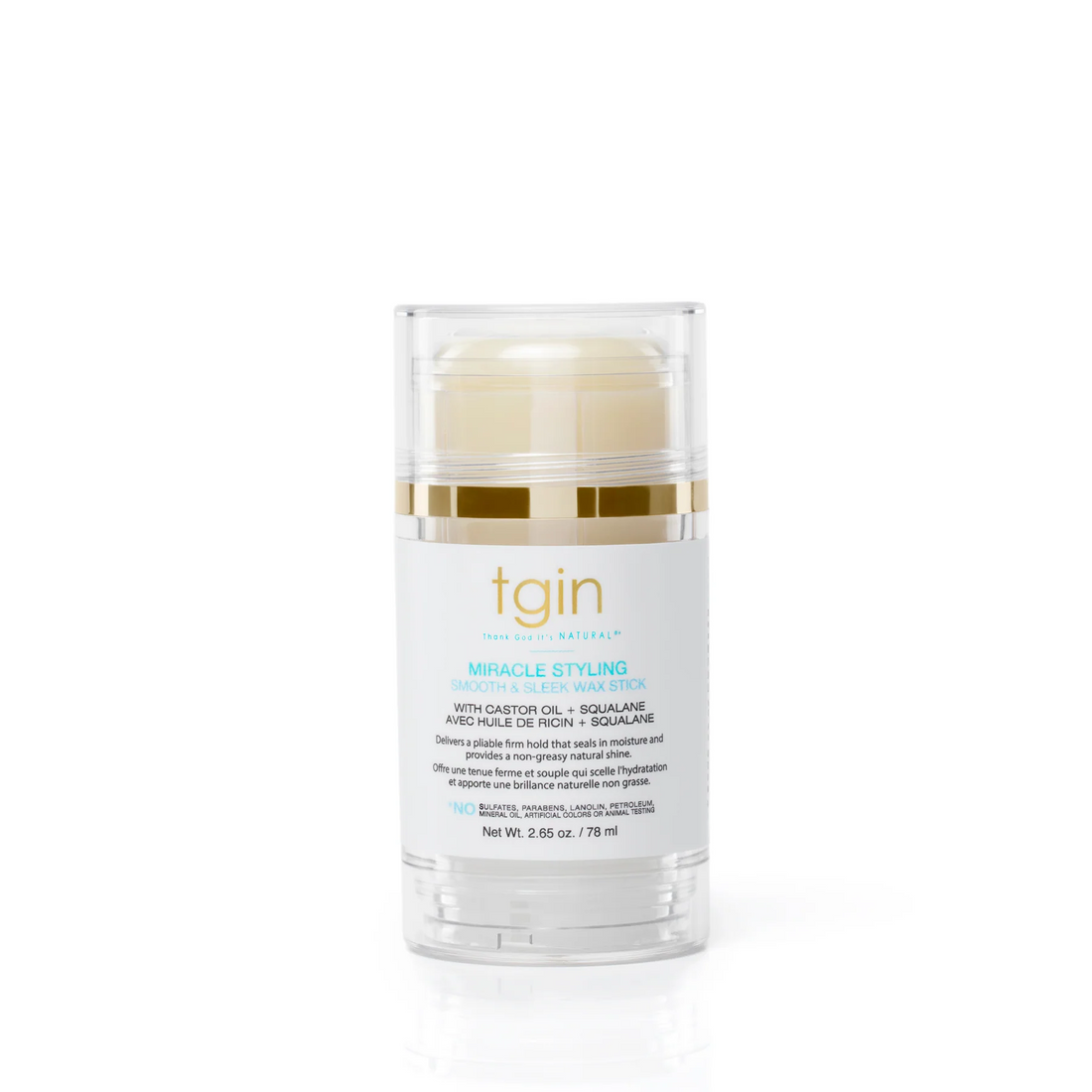 Tgin Miracle Styling Smooth & Sleek Wax Stick 2.6oz