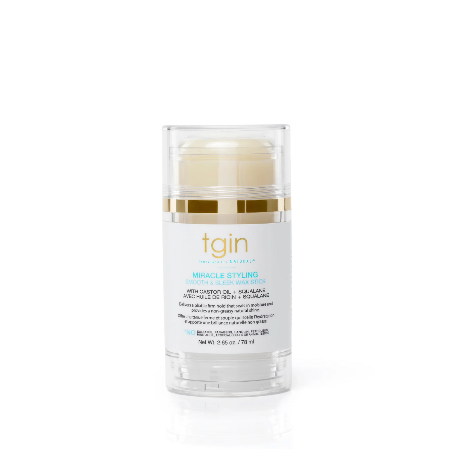 Tgin Miracle Styling Smooth & Sleek Wax Stick 2.6oz