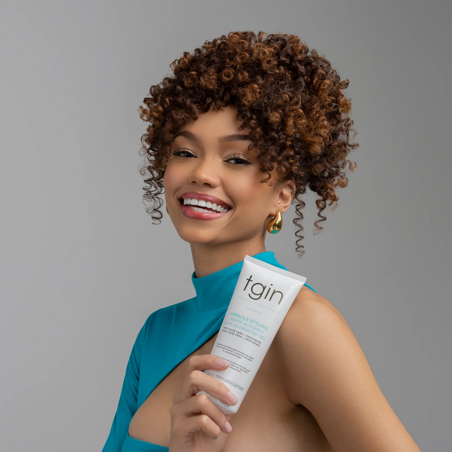 Tgin Miracle Styling Water Activated Curl Elongating Gel 8oz