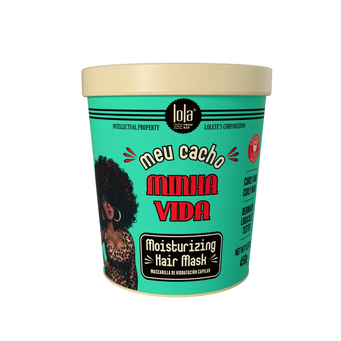 Lola From Rio Meu Cacho Minha Vida My Curls My Life Hair Mask 450g