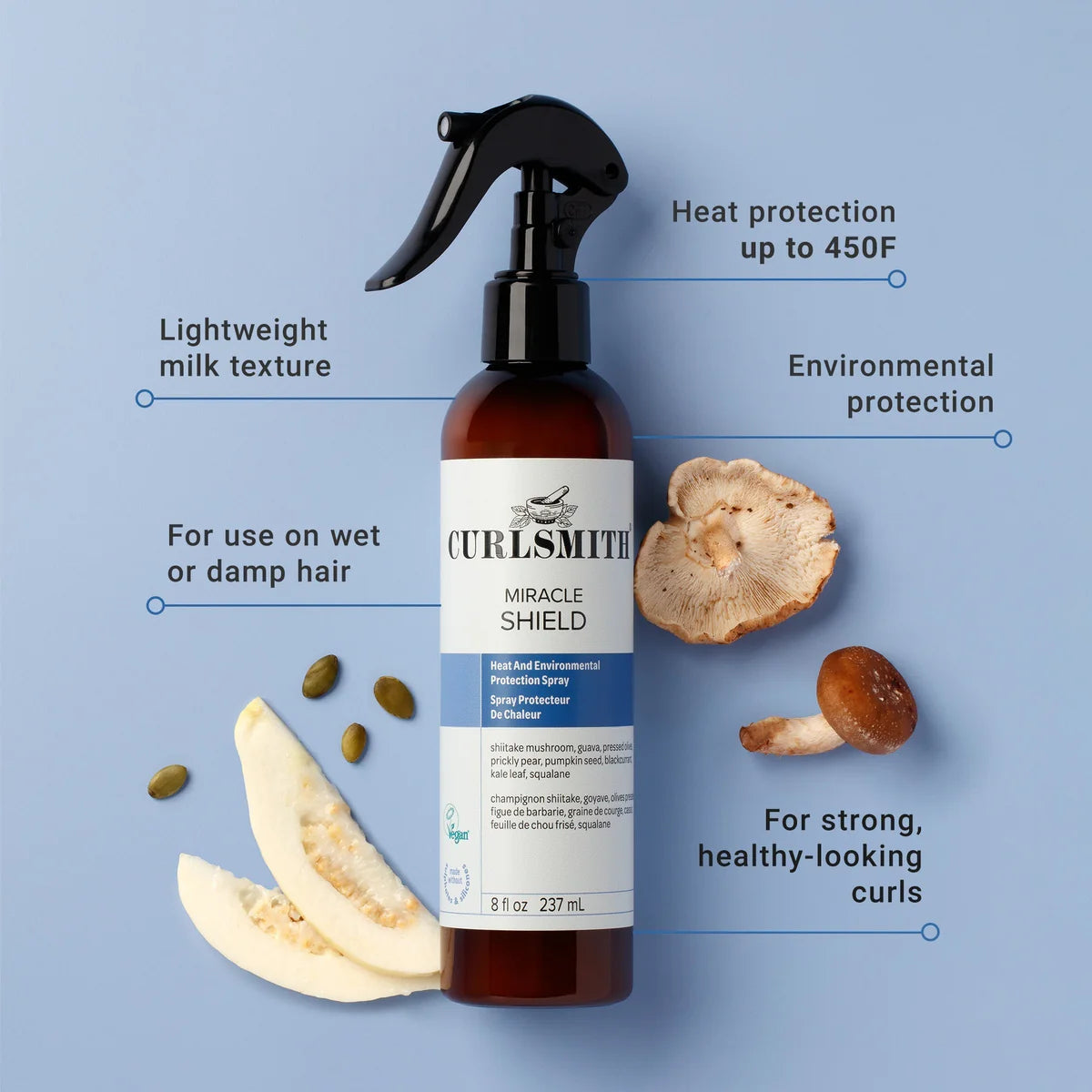 Curlsmith Miracle Shield Heat Protection Spray