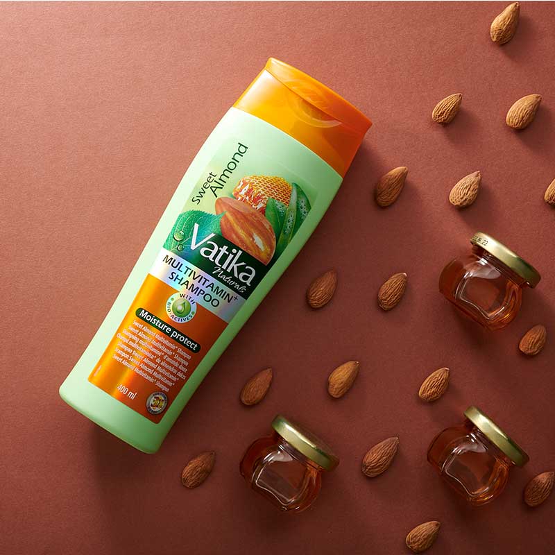 Dabur Vatika Naturals Almond Multivitamin+ Shampoo 400ml