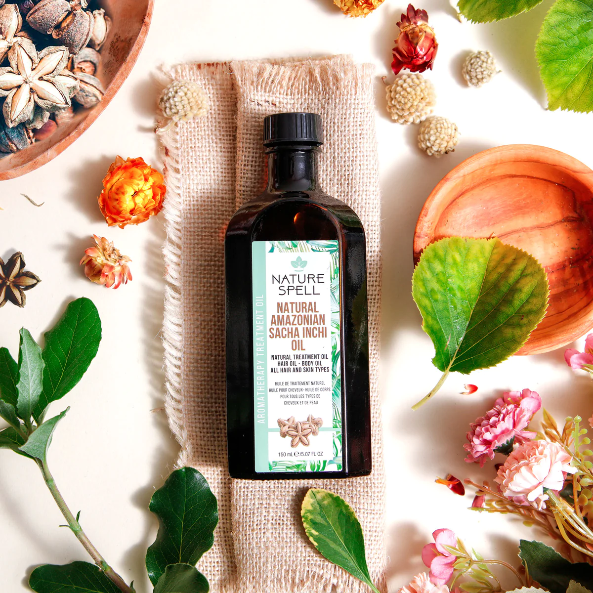 Nature Spell Sacha Inchi Oil For Hair & Body 150ml