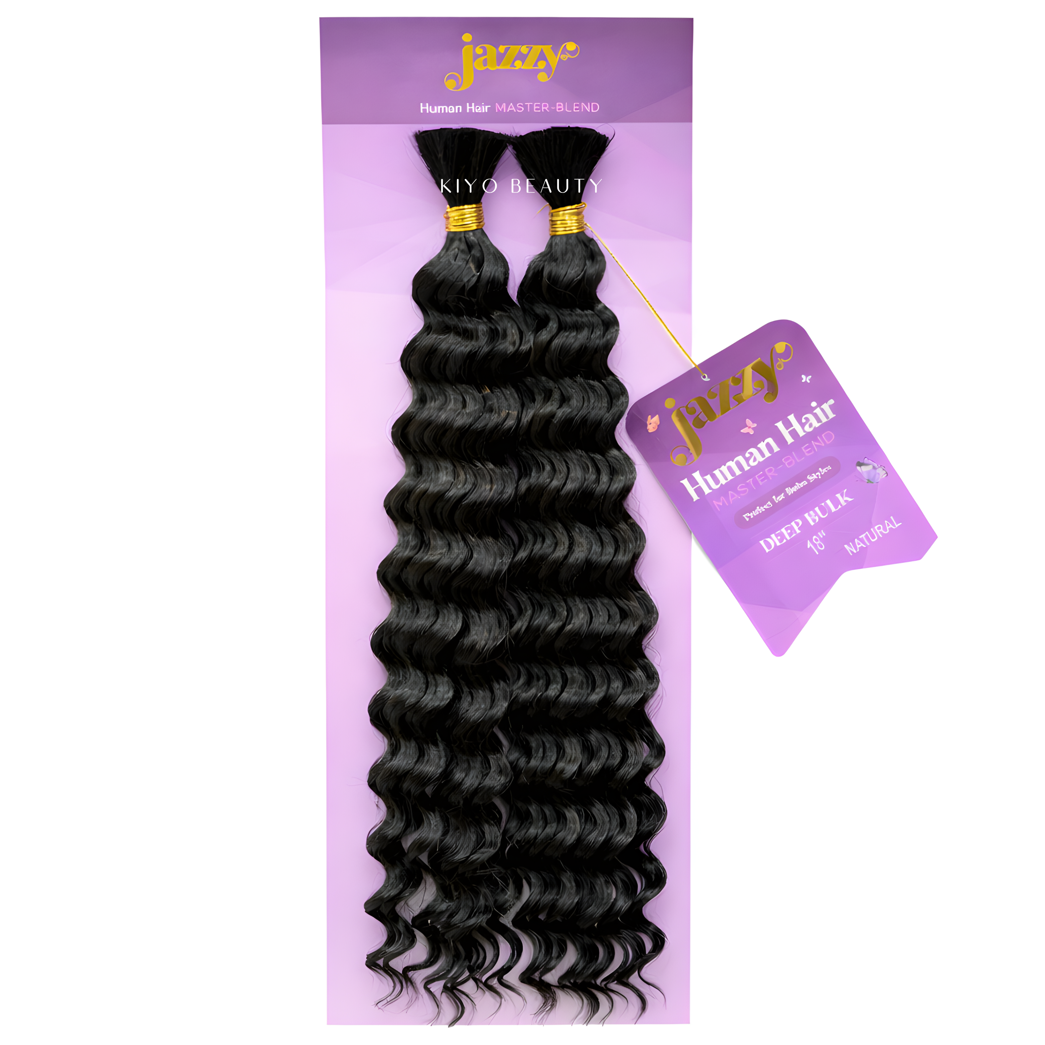 Jazzy Human Hair Master Blend Deep Bulk 18"