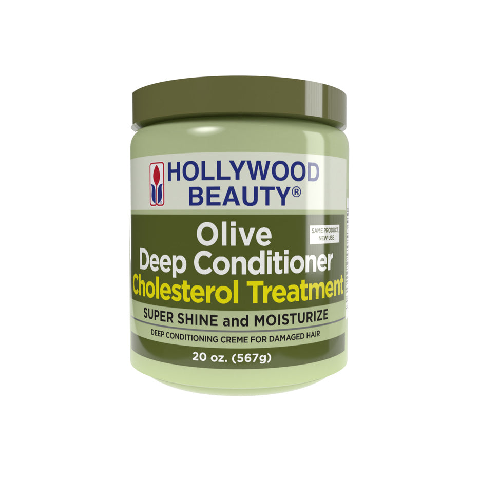 Hollywood Beauty Olive Deep Conditioner Cholesterol Treatment 20oz hollywood-beauty-olive-deep-conditioner-cholesterol-treatment-20oz