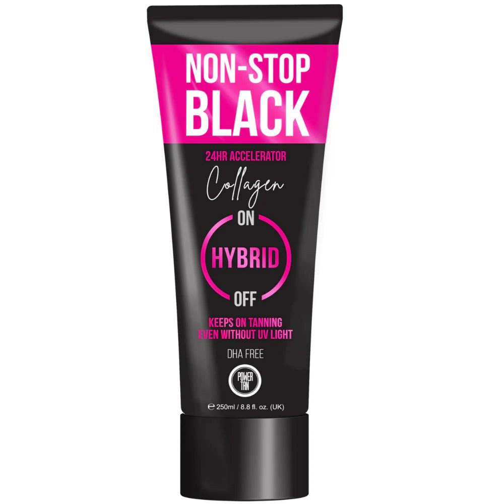 PowerTan Non-Stop-Black 24HR Accelerator Collagen