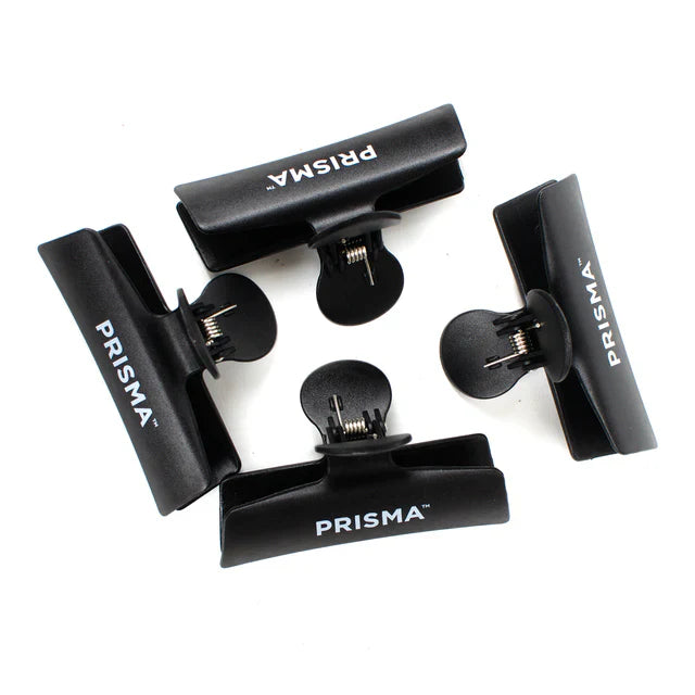 Prisma Butterfly Clips 4pc Black