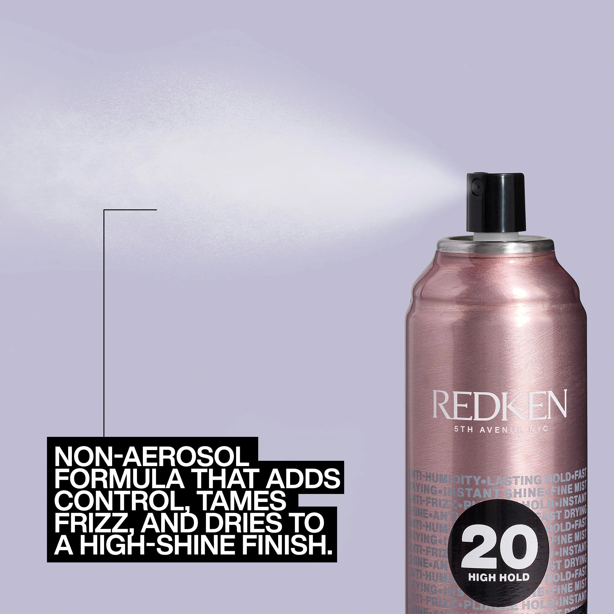 Redken 20 High Hold Anti-Frizz Hairspray 250ml non aerosol
