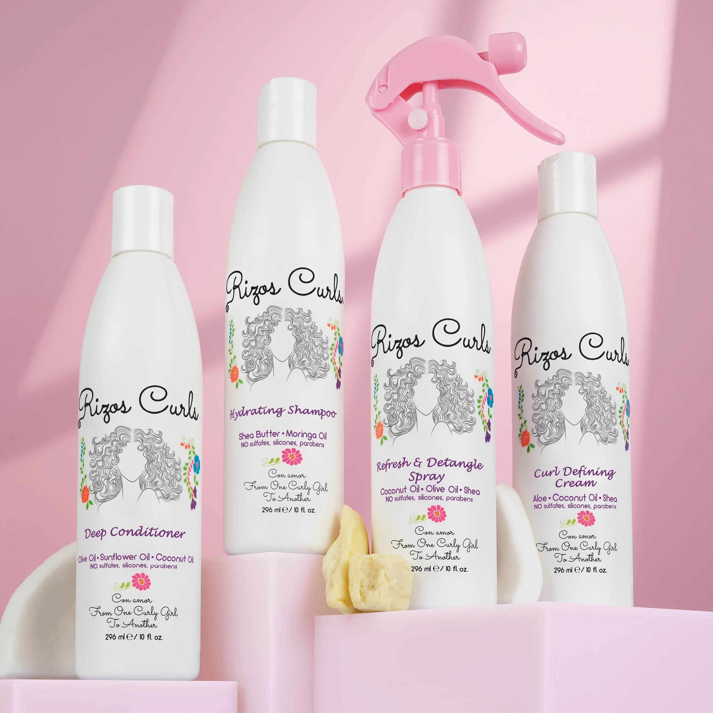 Rizos Curls The Complete Wash & Go Bundle - 4pcs