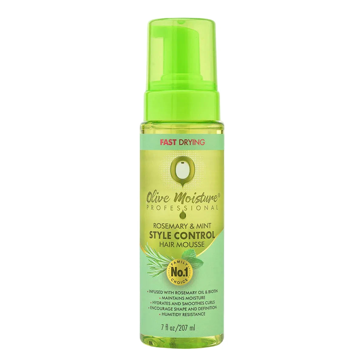 Olive Moisture Rosemary And Mint Style Control Hair Mousse 207ml