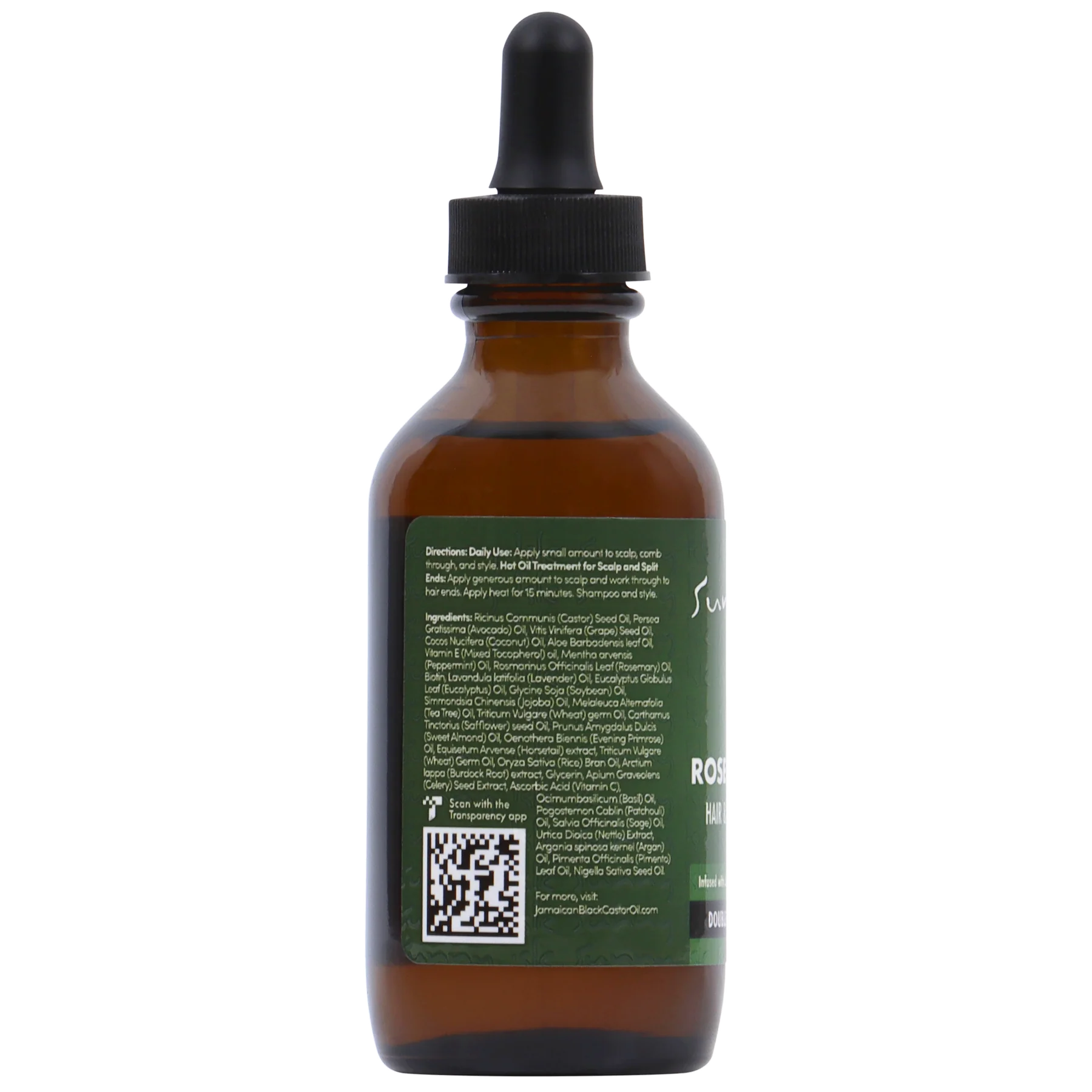 Sunny Isle Rosemary Mint Hair & Strong Roots Oil 3oz