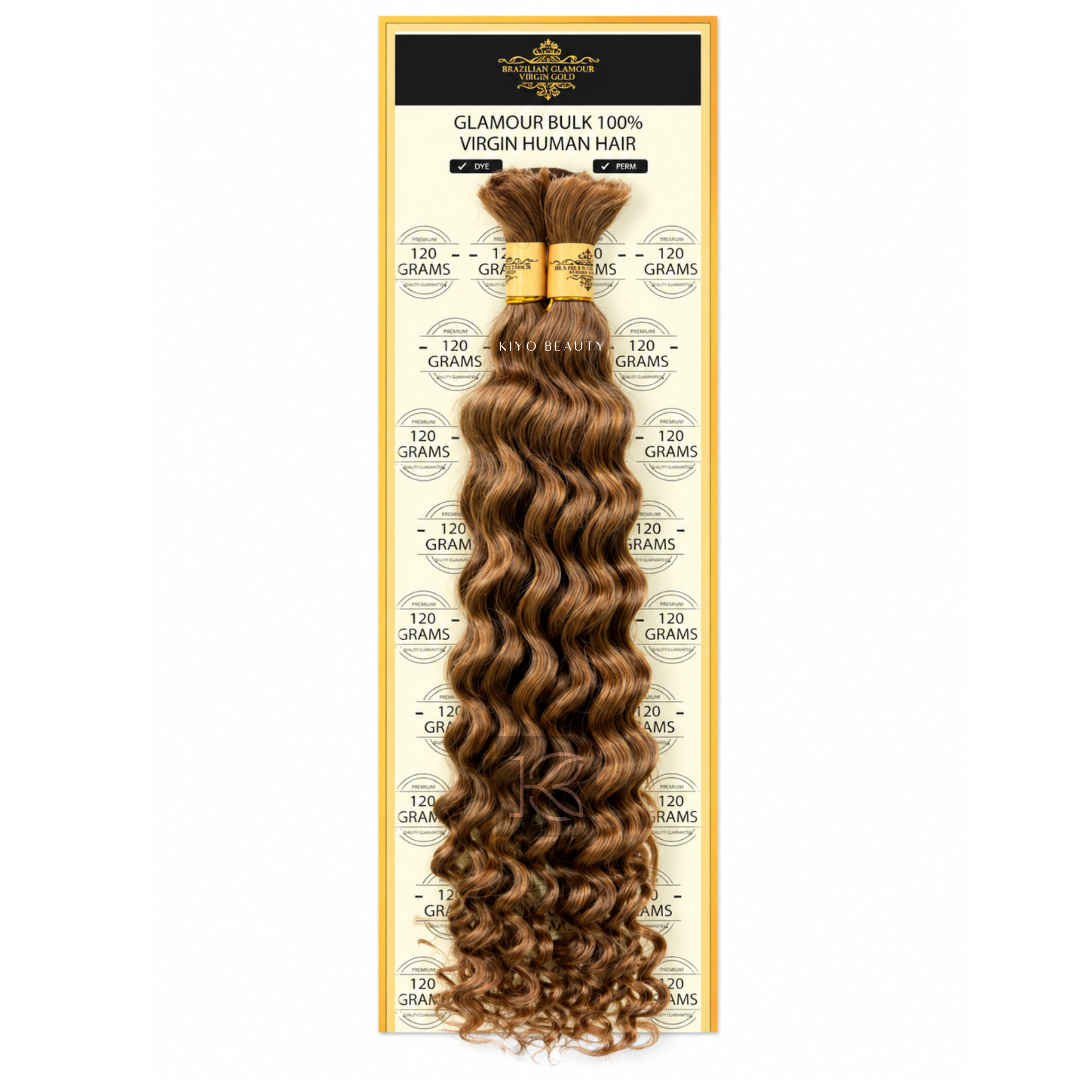 Rush Brazilian Glamour Virgin Gold 100% Human Hair Deep Wave Bulk 20"