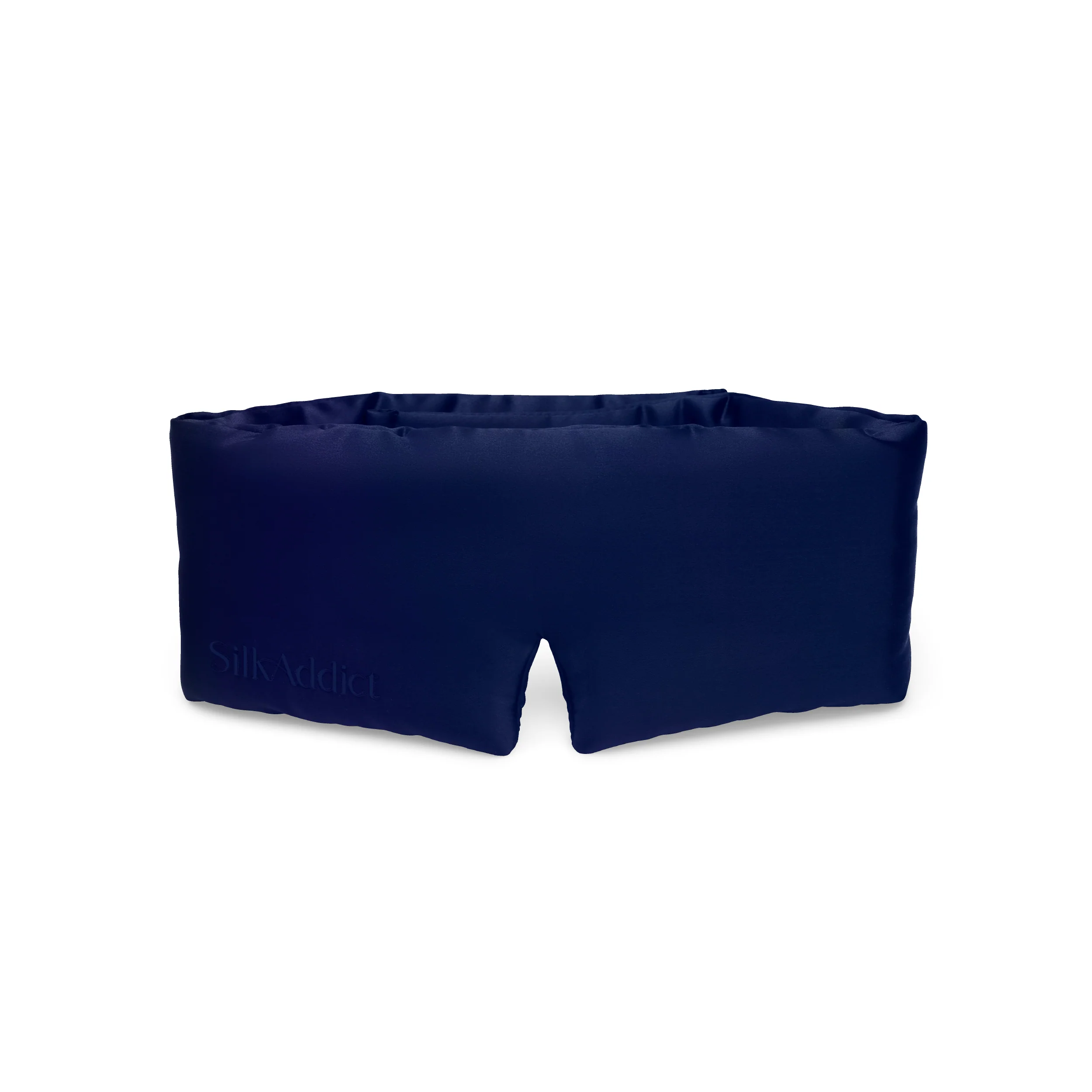 Silk Addict 100% Mulberry Silk Sleep Mask Wrap - Navy