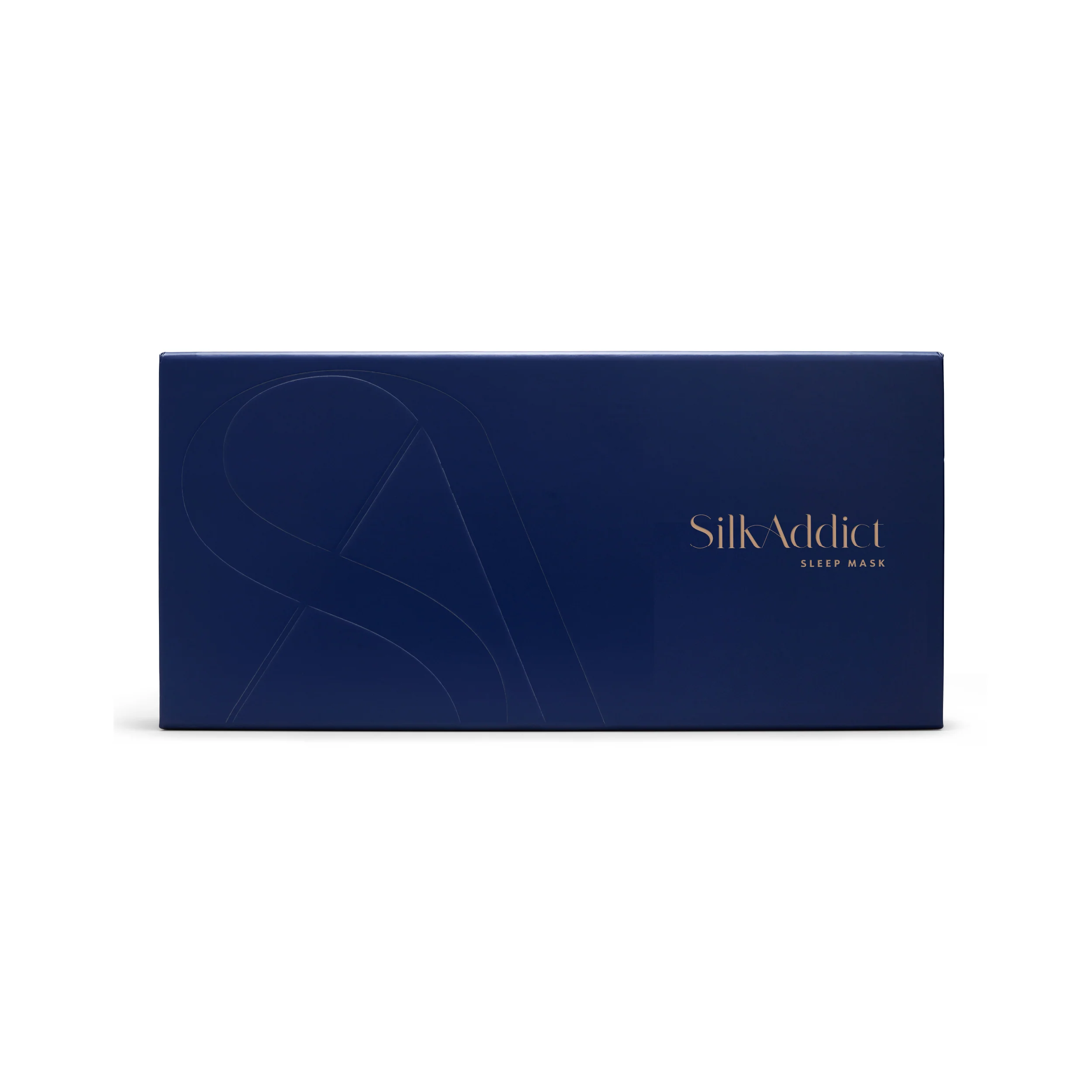 Silk Addict 100% Mulberry Silk Sleep Mask Wrap - Navy