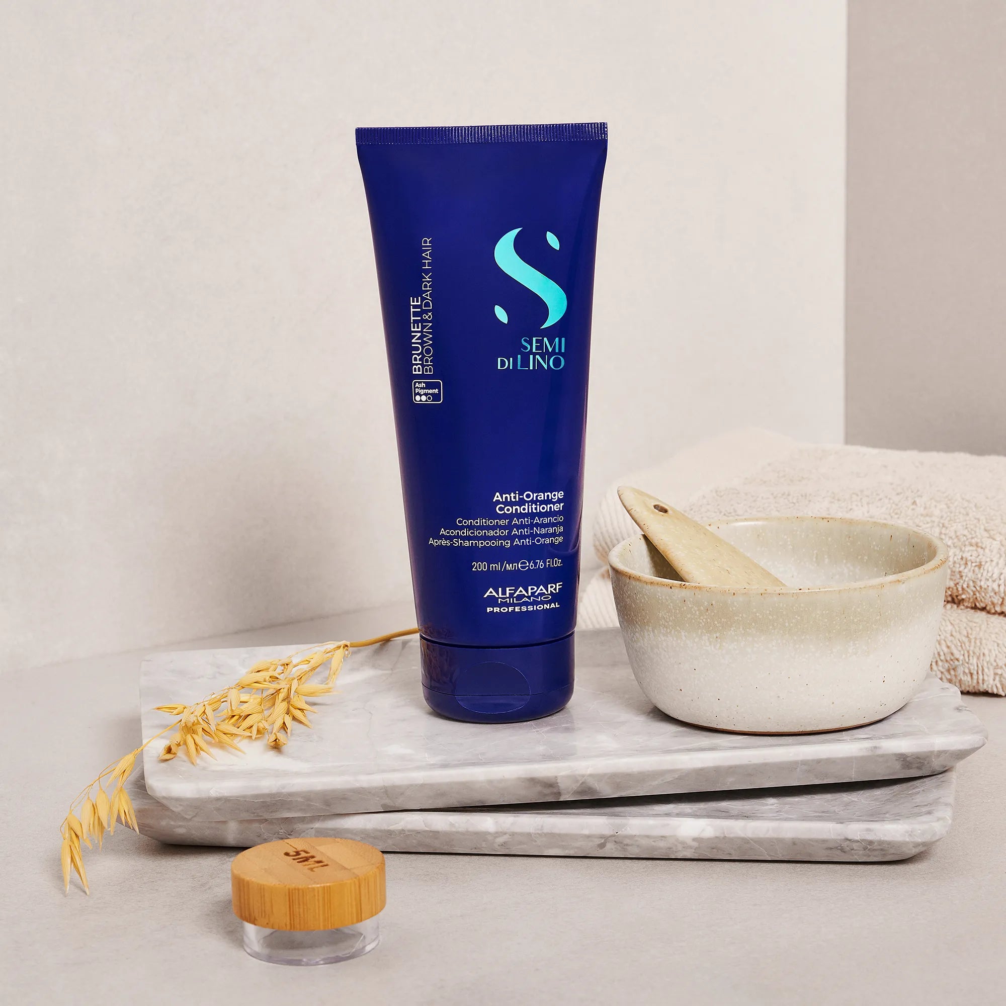 Alfaparf Milano Semi Di Lino Brunette Anti-Orange Conditioner 200ml