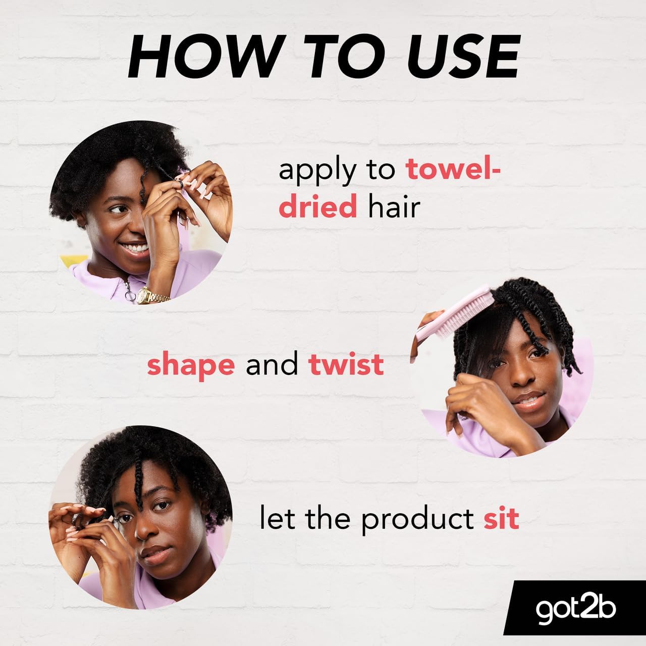 How to use Schwarzkopf Got2b Coilz Coil Refresher Cream 200ml