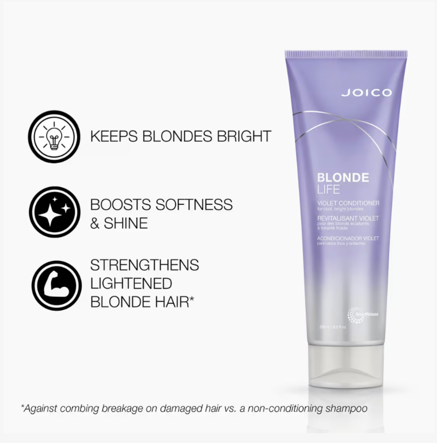 Joico Blonde Life Violet Conditioner for Cool, Bright Blondes